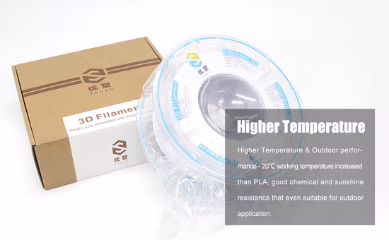 3D PETG 필라멘트 자외선 방수 3D 인쇄 재료 특수 실외 3D 프린터 투명 1.75mm 2.85mm 1kg