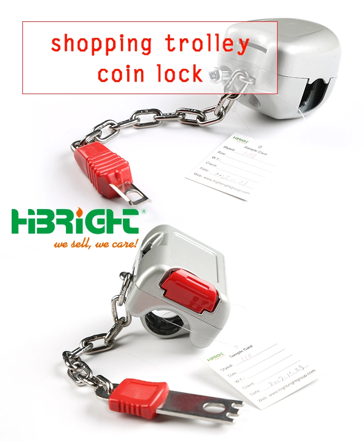 Shopping Trolley Zinc Coin Lock Accessories