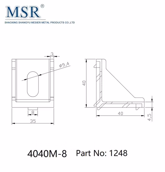 OEM 알루미늄 액세서리 금속 작업
