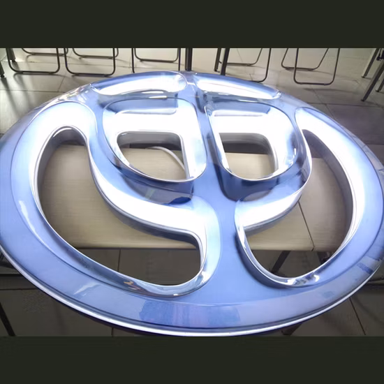 CE 3D 양각 LED 조명 자동차 로고 간판
